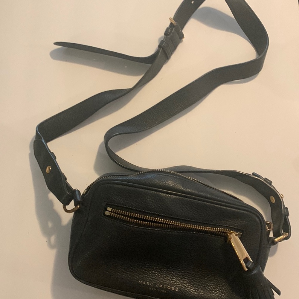 Marc Jacobs Black Leather Crossbody